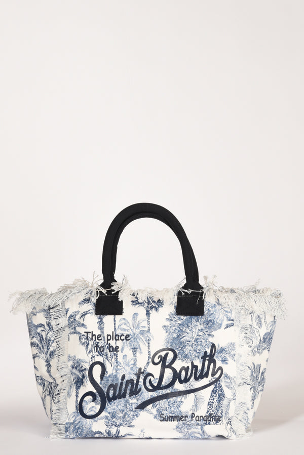 Mc2 Saint Barth Borsa Vanity Bianco/blu Donna