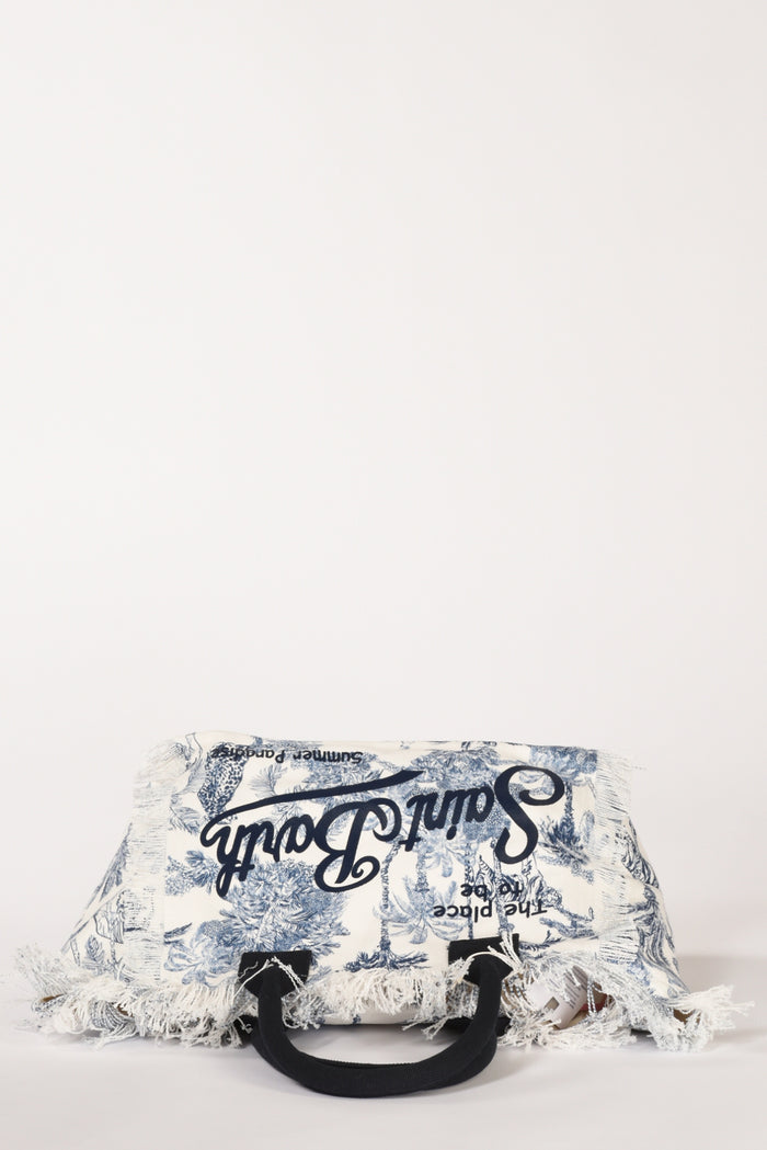 Mc2 Saint Barth Borsa Vanity Bianco/blu Donna - 6