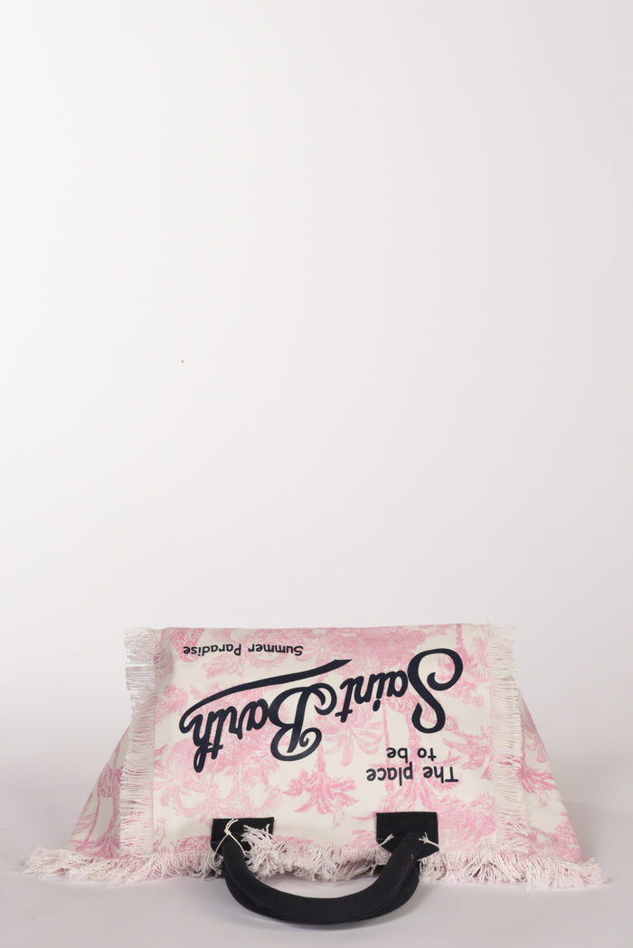 Mc2 Saint Barth Borsa Vanity Bianco/rosa Donna - 4