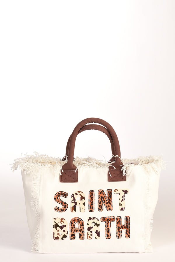 Mc2 Saint Barth Borsa Vanity Bianco/marrone Donna