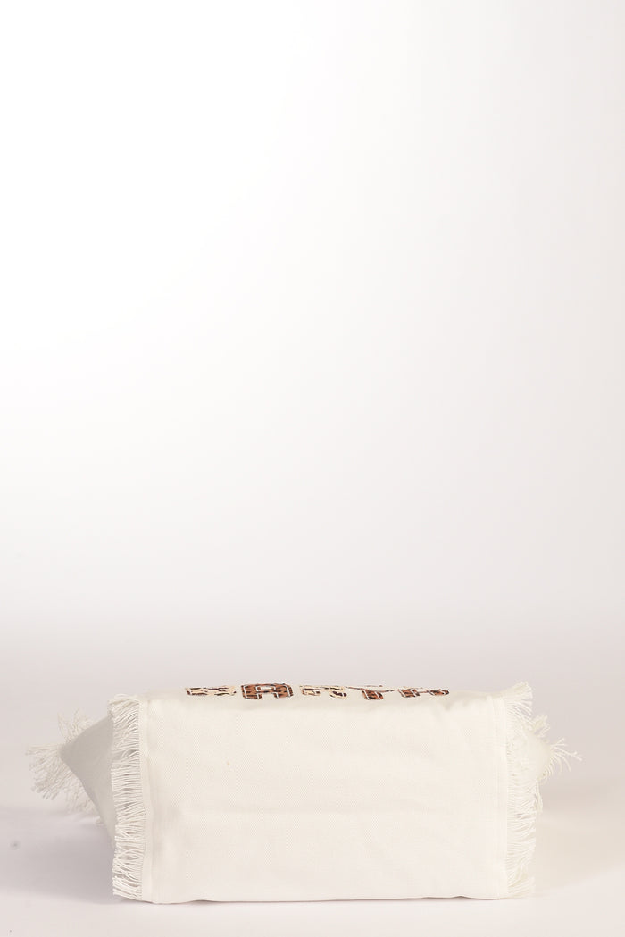 Mc2 Saint Barth Borsa Vanity Bianco/marrone Donna - 7