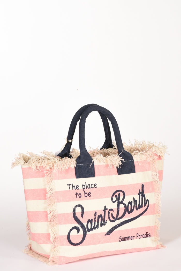 Mc2 Saint Barth Borsa Vanity Rosa/bianco Donna - 3