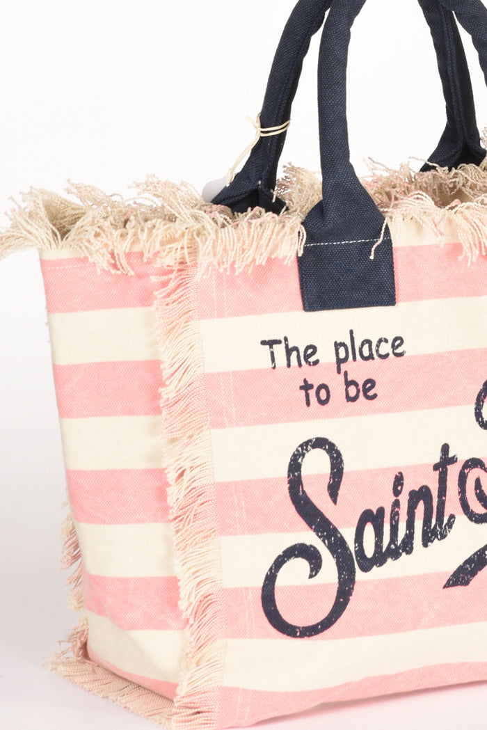 Mc2 Saint Barth Borsa Vanity Rosa/bianco Donna - 4