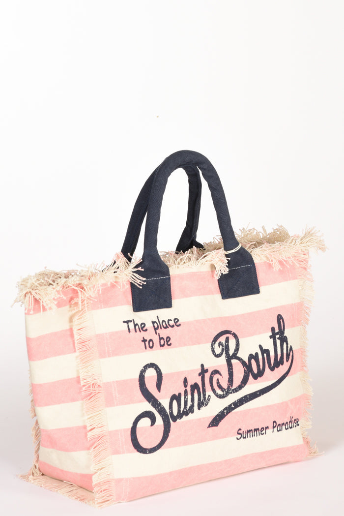 Mc2 Saint Barth Borsa Vanity Rosa/bianco Donna - 4