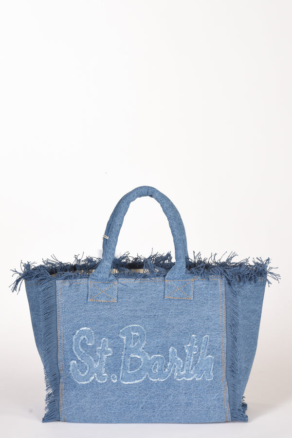 Mc2 Saint Barth Borsa Vanity Blu Donna
