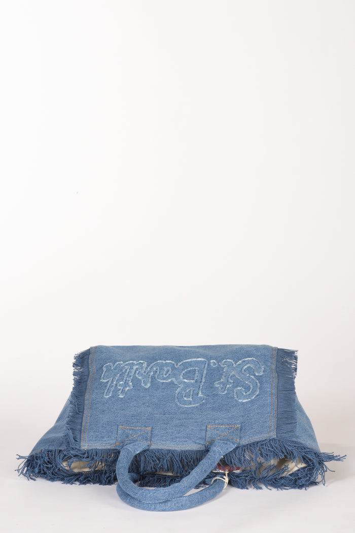 Mc2 Saint Barth Borsa Vanity Blu Donna - 6