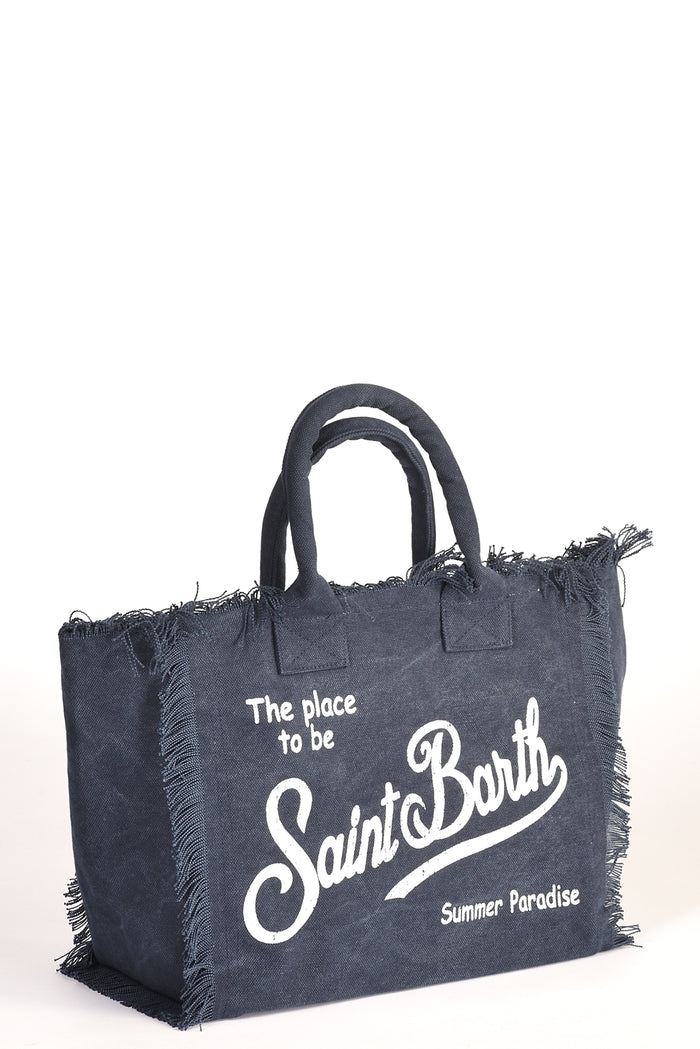 Mc2 Saint Barth Borsa Vanity Blu Donna - 3