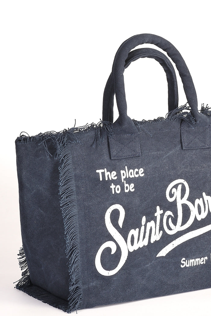 Mc2 Saint Barth Borsa Vanity Blu Donna - 4