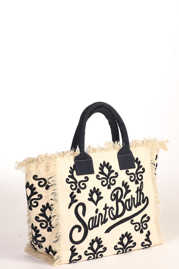 Mc2 Saint Barth Borsa Vanity Bianco/blu Donna - 3