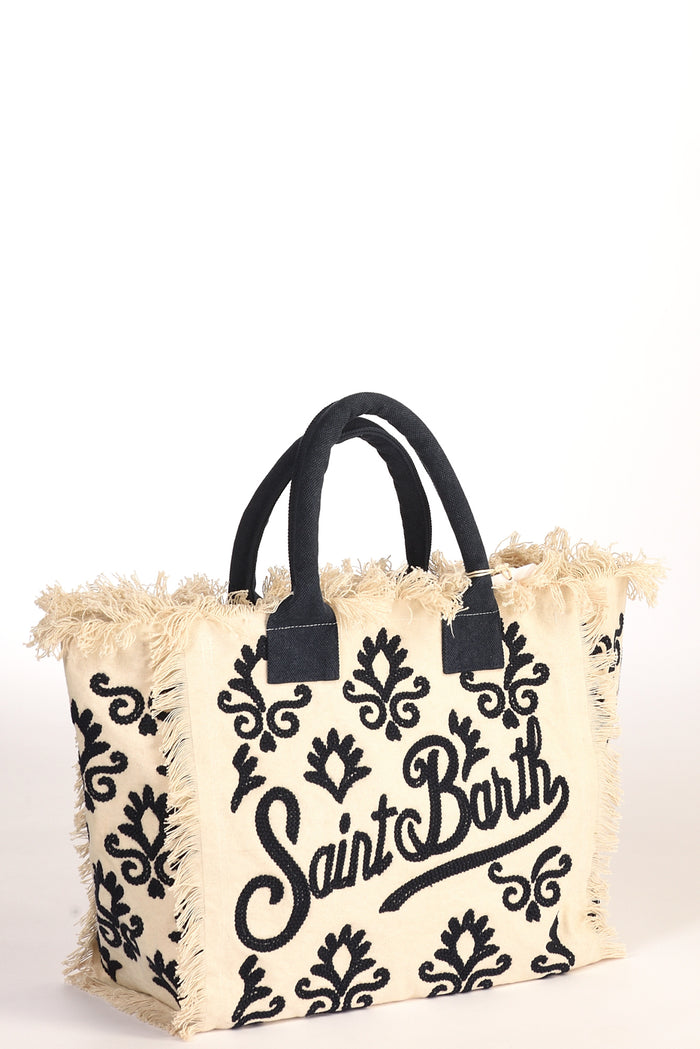 Mc2 Saint Barth Borsa Vanity Bianco/blu Donna - 5