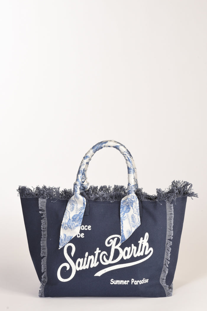 Mc2 Saint Barth Borsa Vanity Blu/bianco Donna - 1