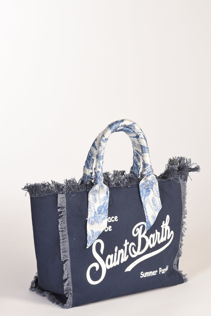 Mc2 Saint Barth Borsa Vanity Blu/bianco Donna - 3