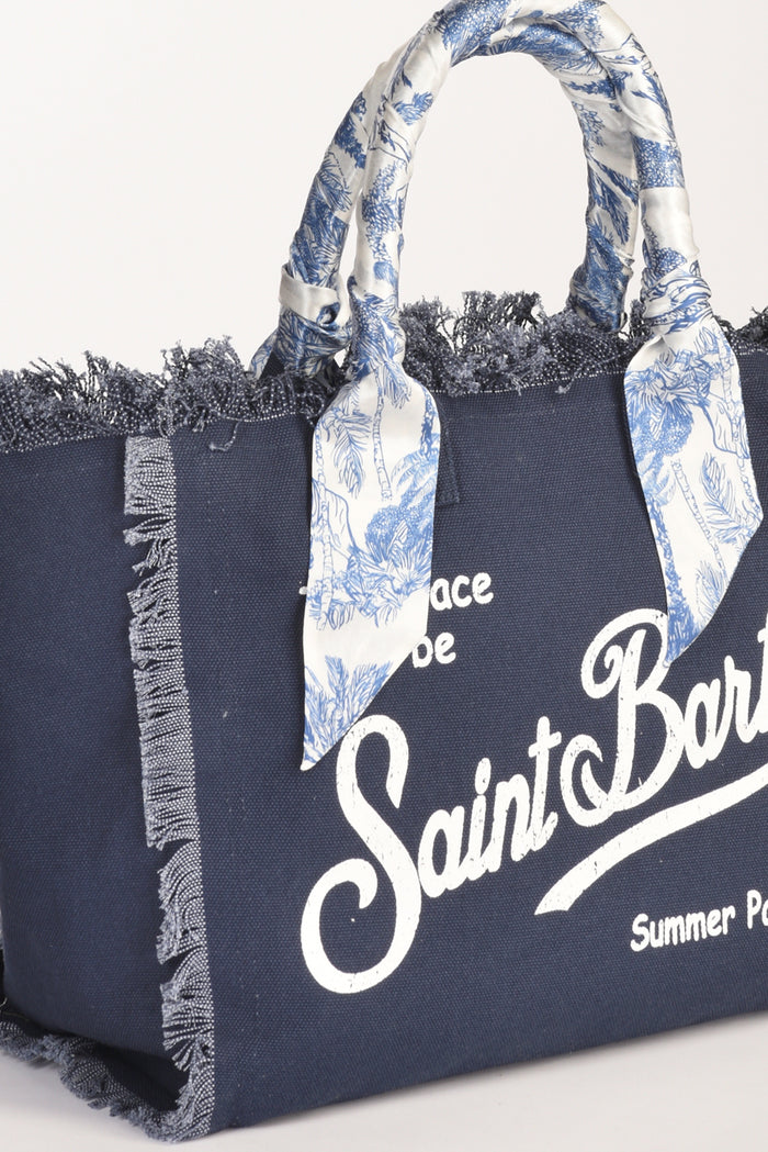 Mc2 Saint Barth Borsa Vanity Blu/bianco Donna - 4