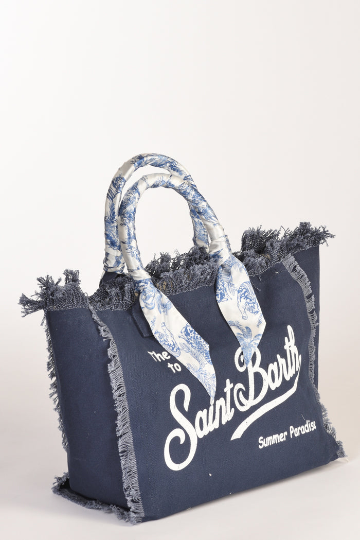Mc2 Saint Barth Borsa Vanity Blu/bianco Donna - 5