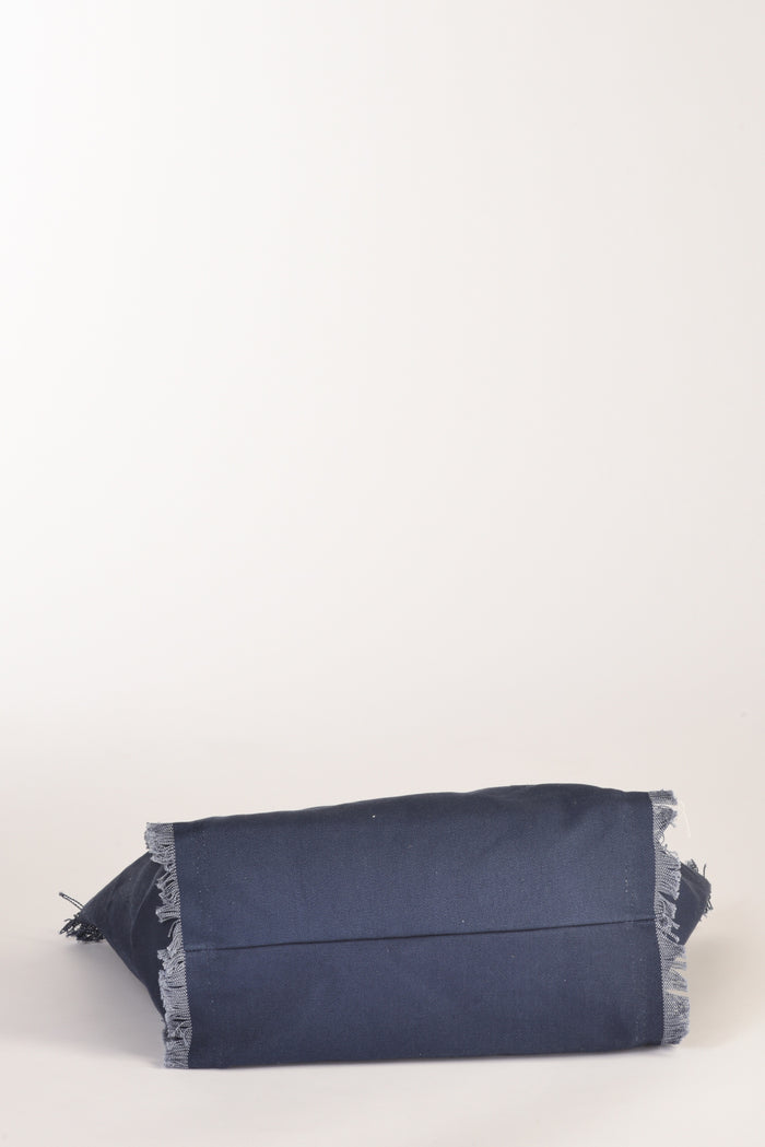 Mc2 Saint Barth Borsa Vanity Blu/bianco Donna - 7