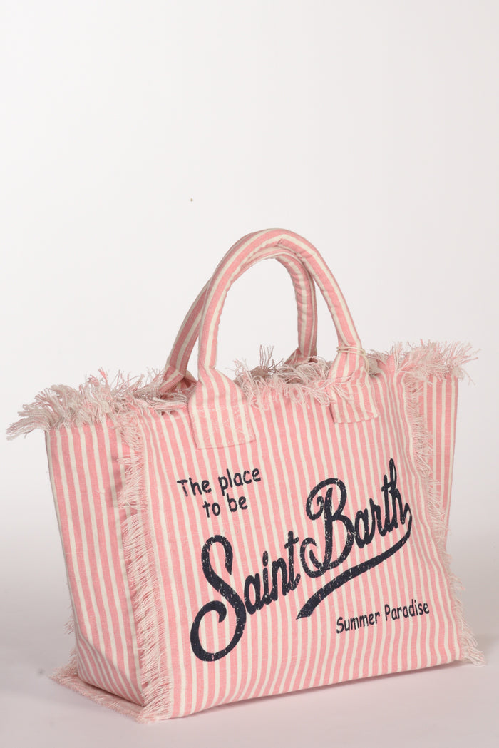 Mc2 Saint Barth Borsa Vanity Rosa/bianco Donna - 3