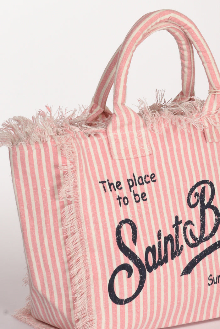 Mc2 Saint Barth Borsa Vanity Rosa/bianco Donna - 4