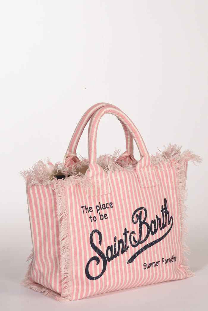 Mc2 Saint Barth Borsa Vanity Rosa/bianco Donna - 4