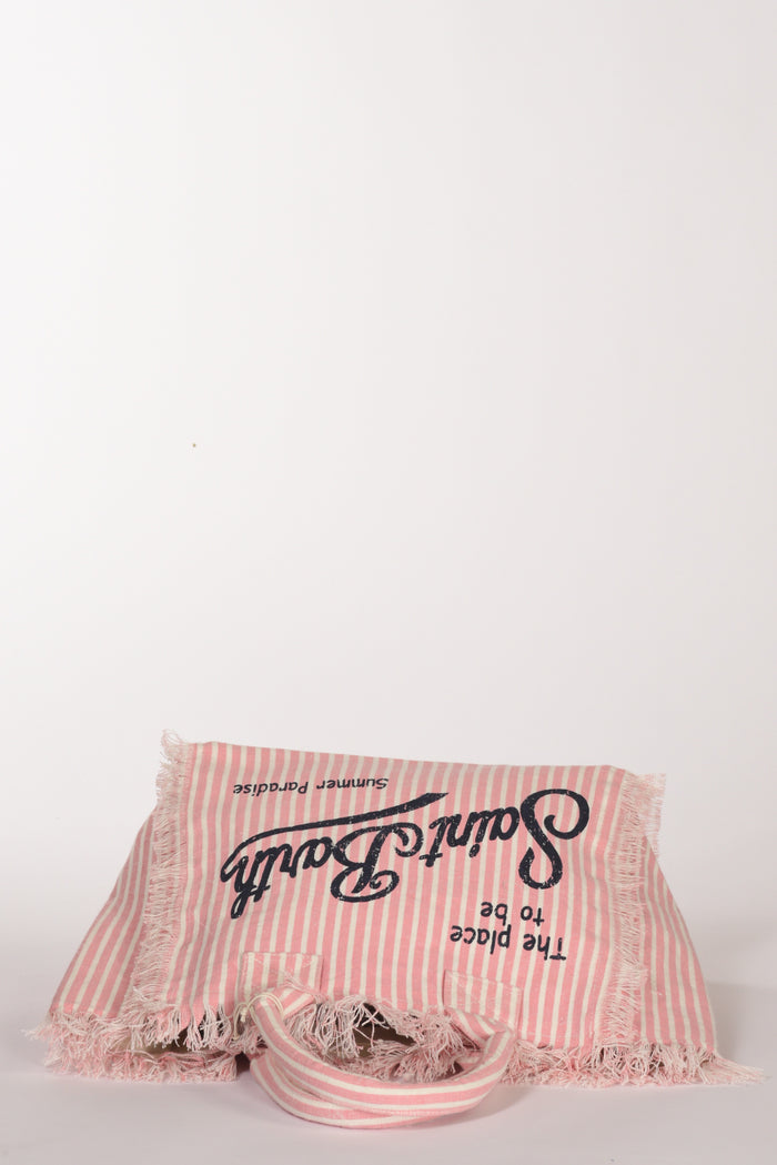 Mc2 Saint Barth Borsa Vanity Rosa/bianco Donna - 5