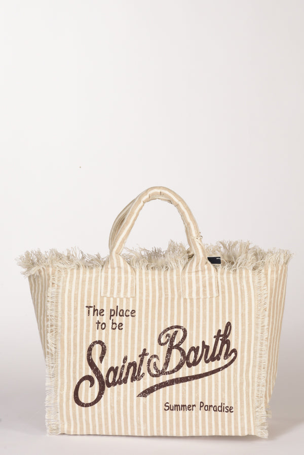 Mc2 Saint Barth Borsa Vanity Beige/marrone Donna