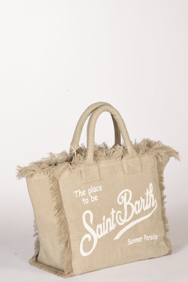 Mc2 Saint Barth Borsa Vanity Beige/bianco Donna-2