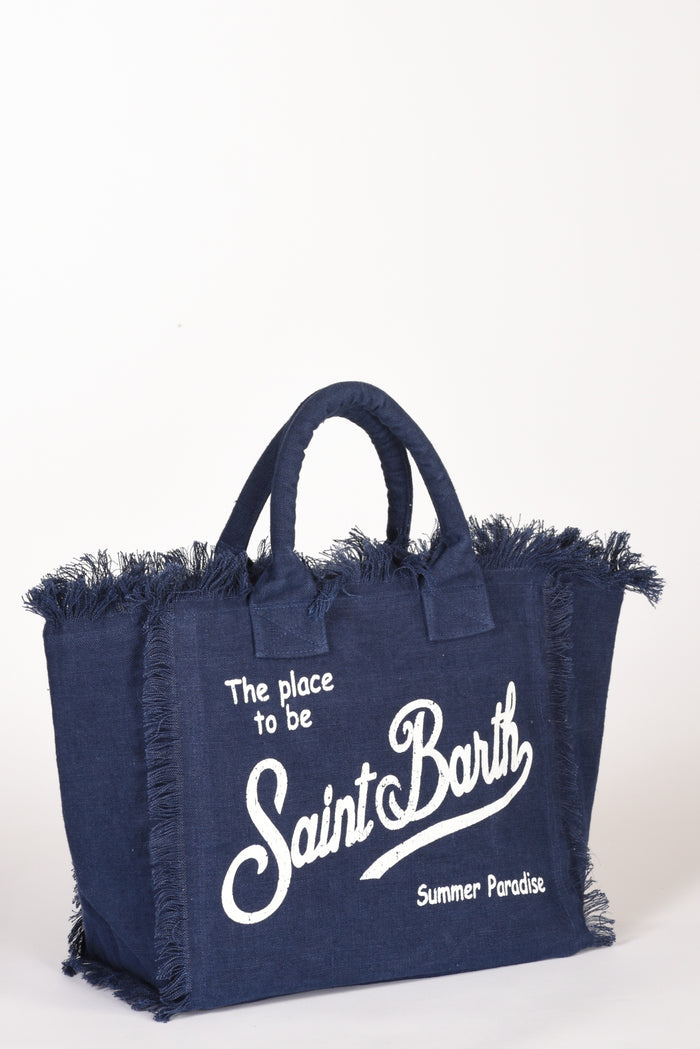 Mc2 Saint Barth Borsa Vanity Blu Donna - 3