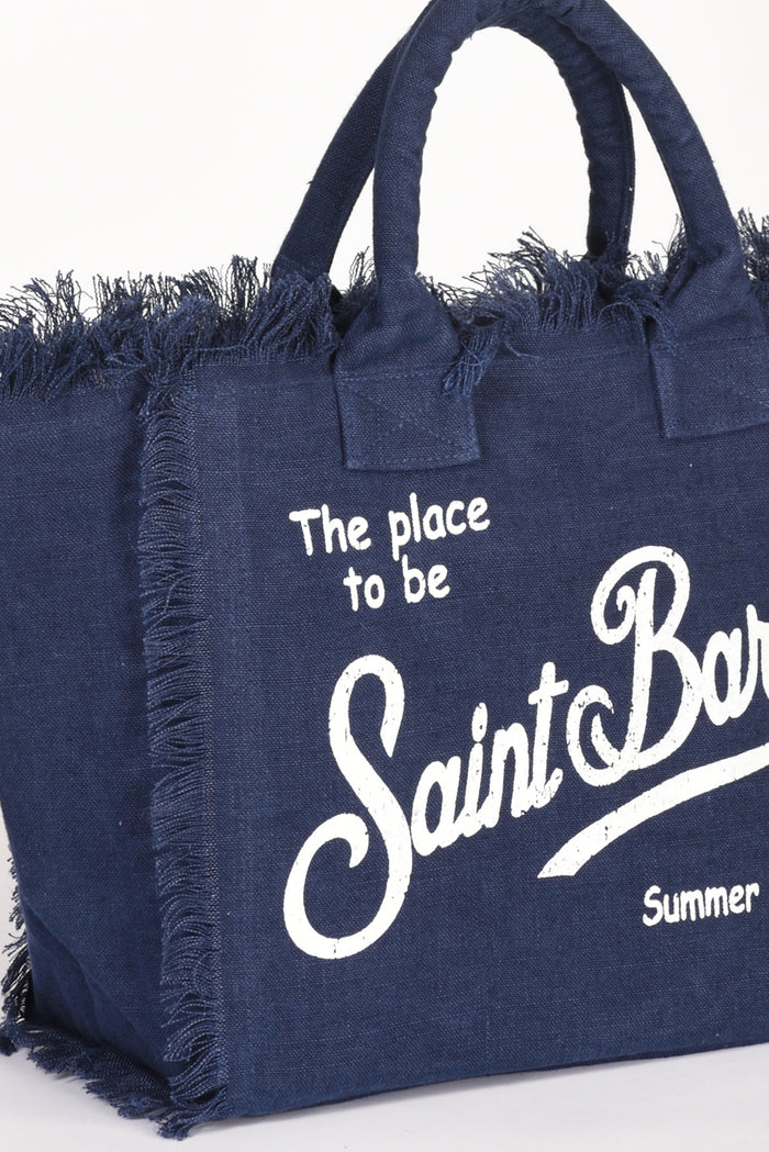 Mc2 Saint Barth Borsa Vanity Blu Donna - 4