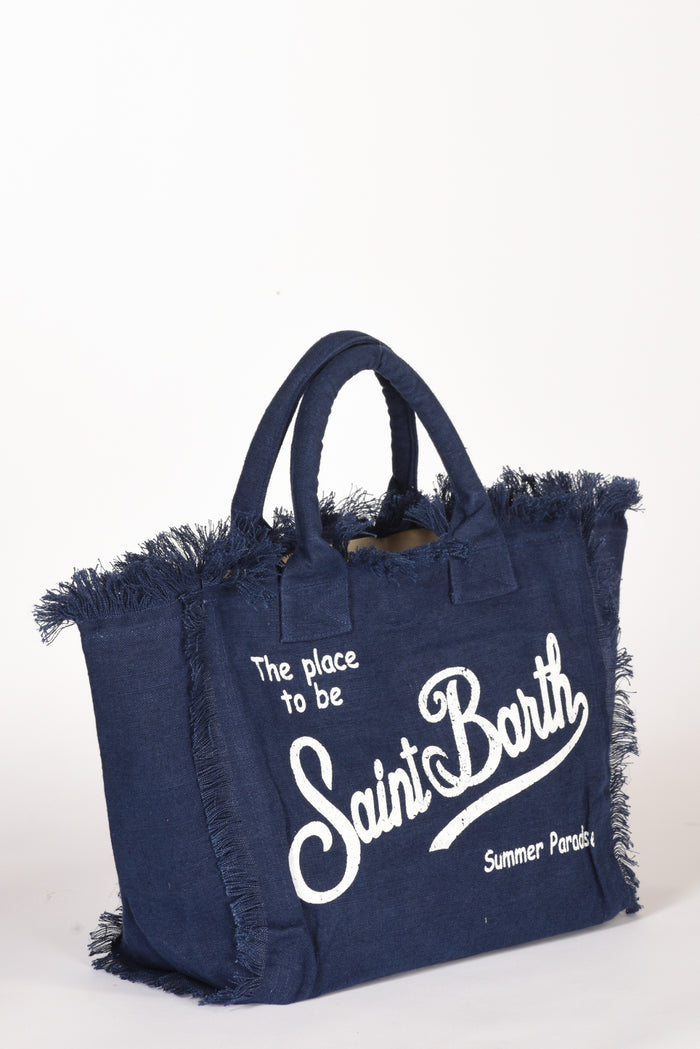 Mc2 Saint Barth Borsa Vanity Blu Donna - 4