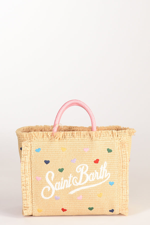Mc2 Saint Barth Borsa Colette Beige/rosa/multicolor Donna