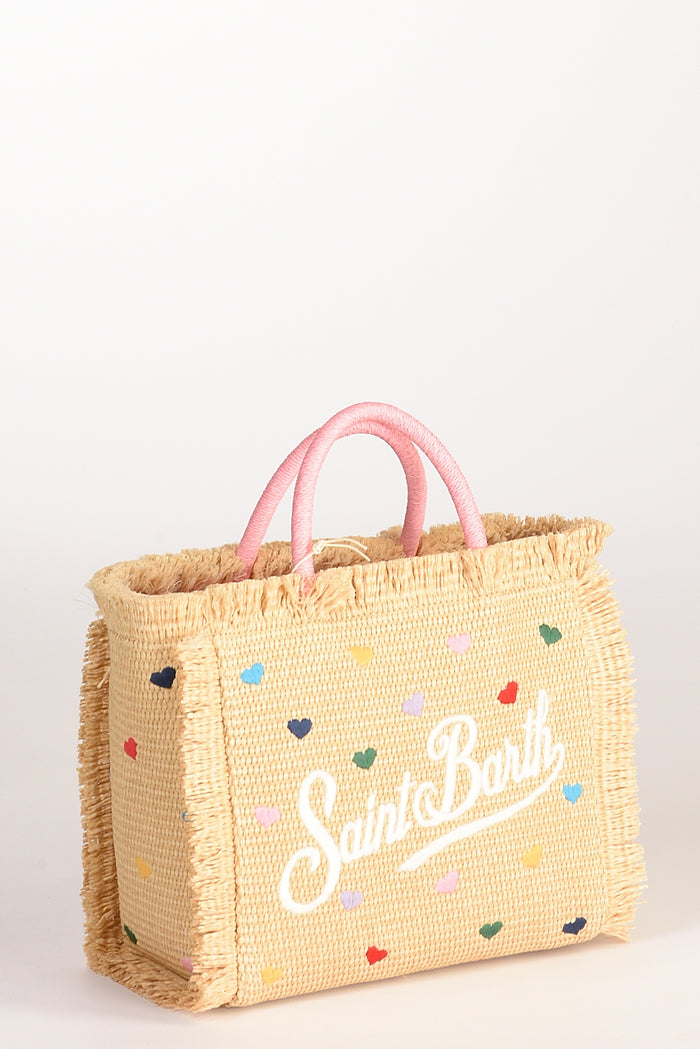 Mc2 Saint Barth Borsa Colette Beige/rosa/multicolor Donna - 2
