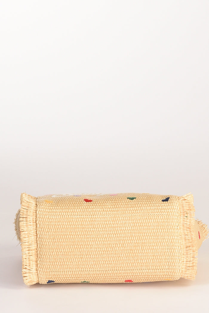 Mc2 Saint Barth Borsa Colette Beige/rosa/multicolor Donna - 5