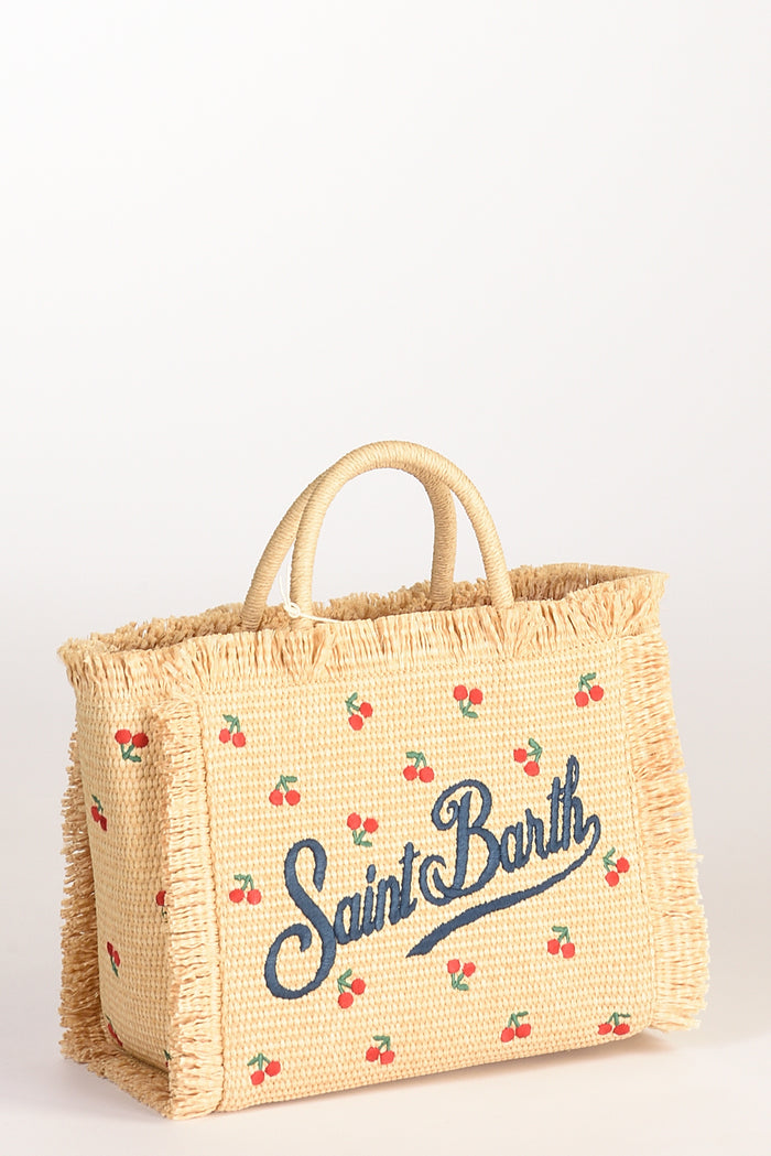 Mc2 Saint Barth Borsa Colette Beige/rosso/verde Donna - 2