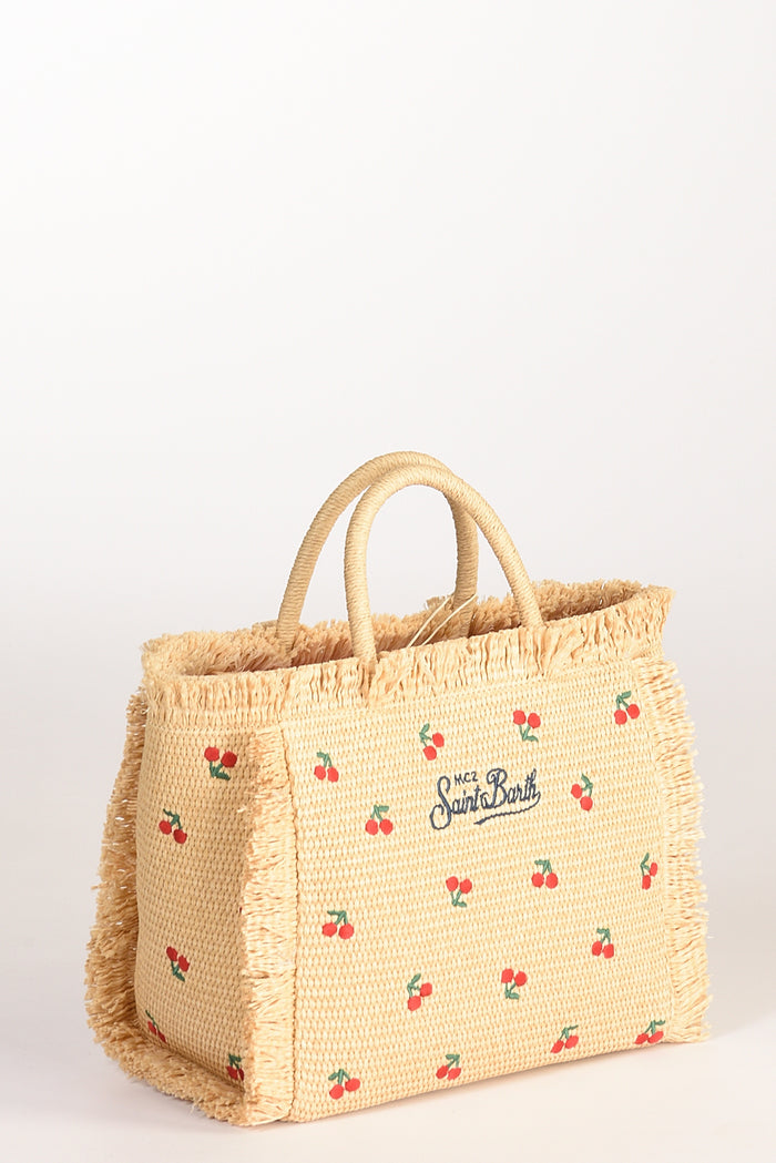 Mc2 Saint Barth Borsa Colette Beige/rosso/verde Donna - 3