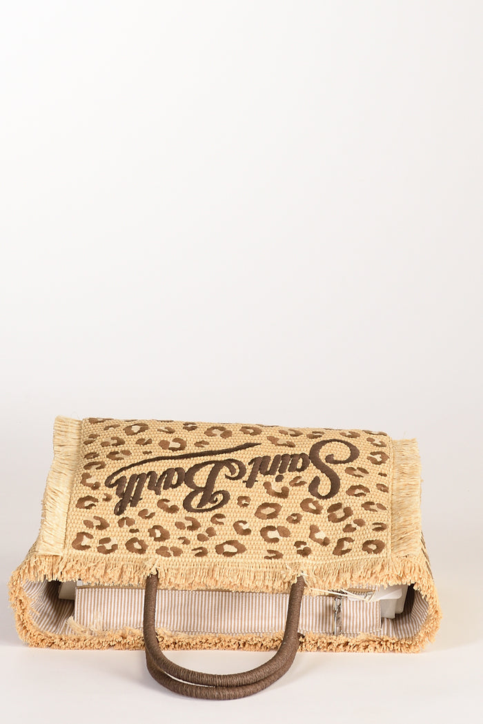 Mc2 Saint Barth Borsa Vanity Marrone/beige Donna - 5