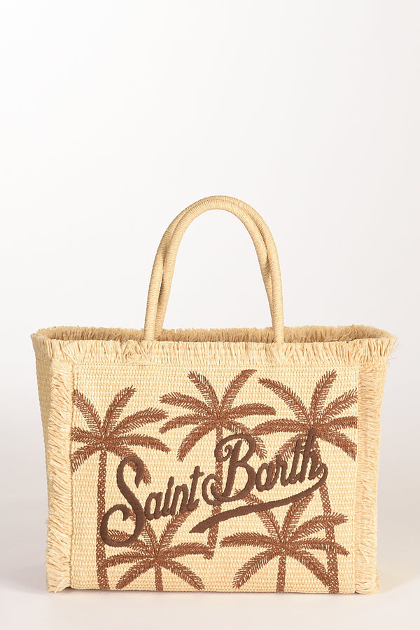 Mc2 Saint Barth Borsa Vanity Beige/marrone Donna