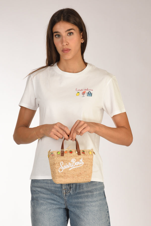 Mc2 Saint Barth Borsa Raffia Beige Chiaro/beige Donna-2