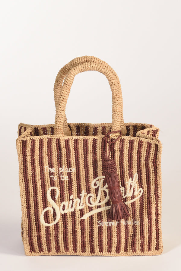 Mc2 Saint Barth Borsa Colette Marrone/beige Donna