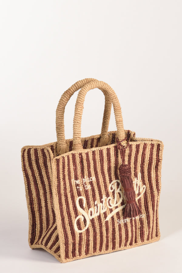 Mc2 Saint Barth Borsa Colette Marrone/beige Donna-2