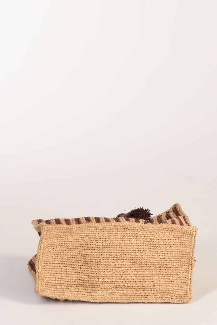 Mc2 Saint Barth Borsa Colette Marrone/beige Donna - 6