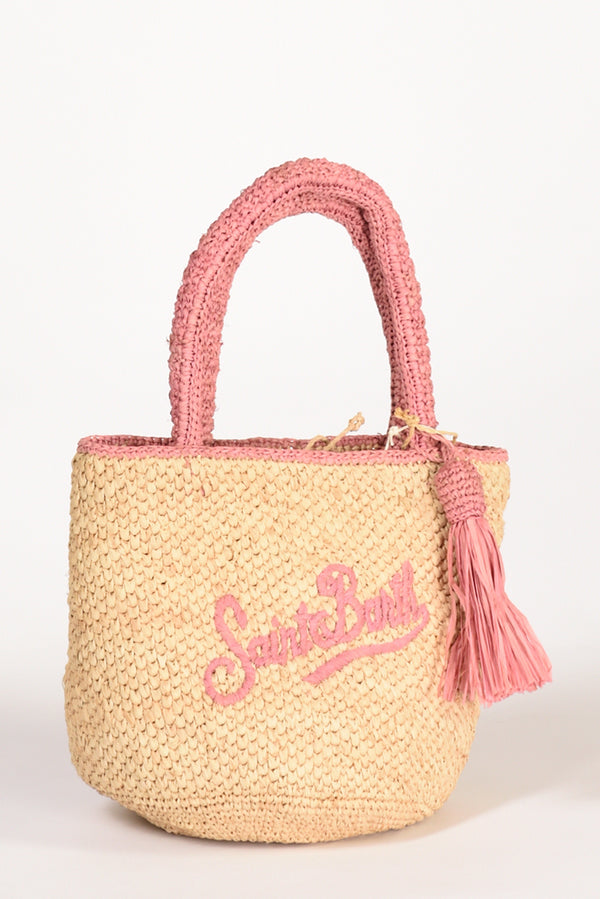 Mc2 Saint Barth Borsa Marcy Beige/rosa Donna-2
