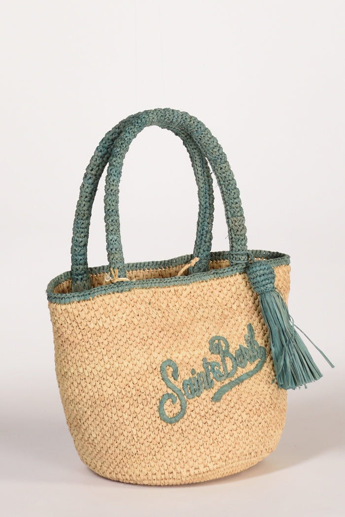 Mc2 Saint Barth Borsa Marcy Beige/azzurro Donna - 6