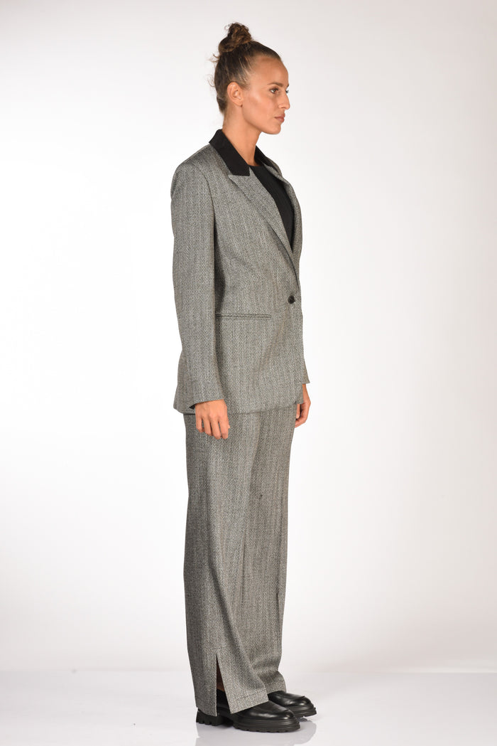 Forte Forte Blazer Chevron Bianco/nero Donna - 4