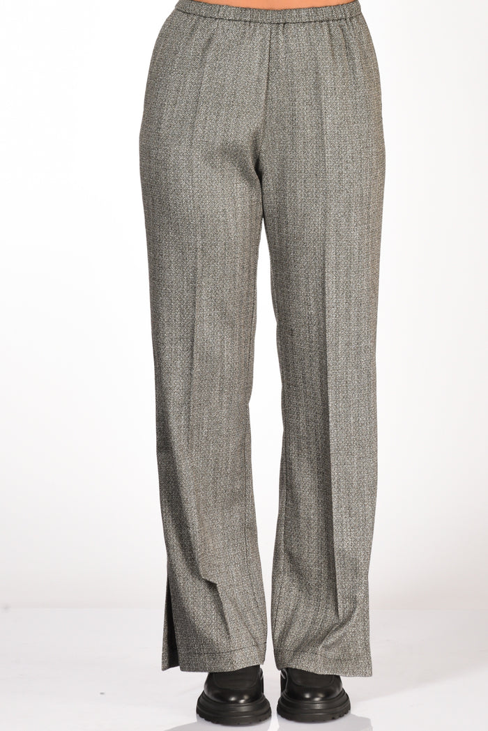 Forte Forte Pantalone Chevron Bianco/nero Donna - 3