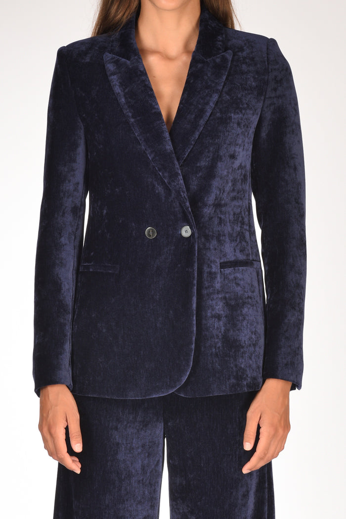 Forte Forte Blazer Blu Donna - 3
