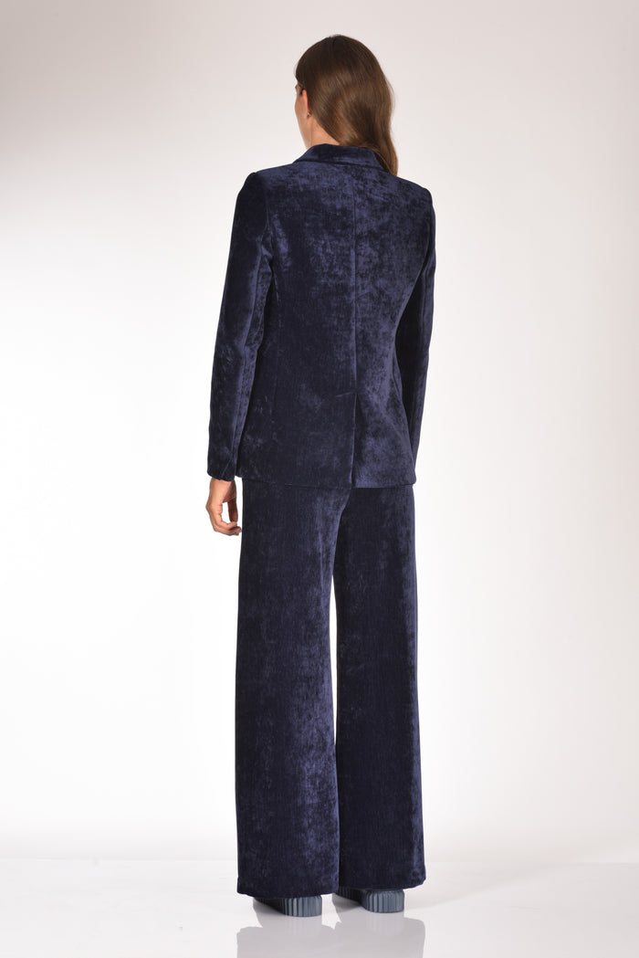 Forte Forte Blazer Blu Donna - 5