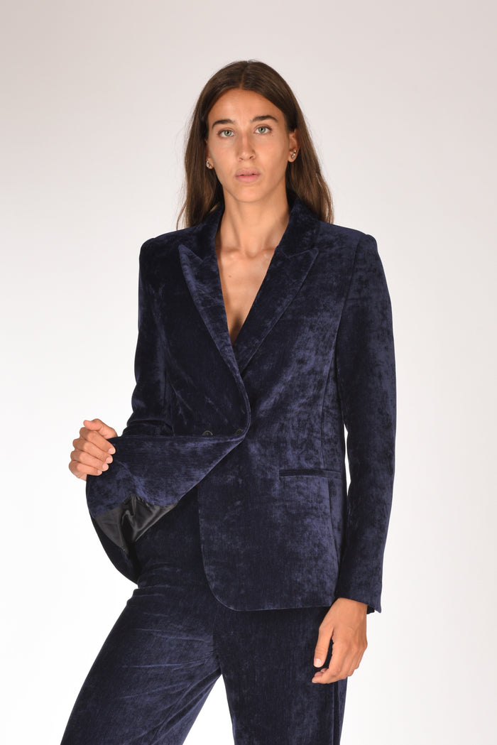 Forte Forte Blazer Blu Donna - 6