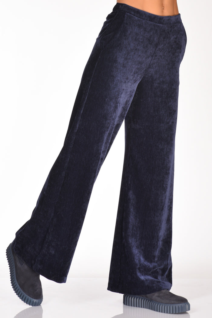 Forte Forte Pantalone Velvet Blu Donna - 1