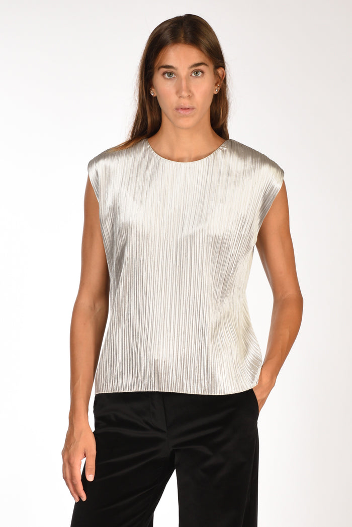 Forte Forte Top Velvet Grigio Donna - 1