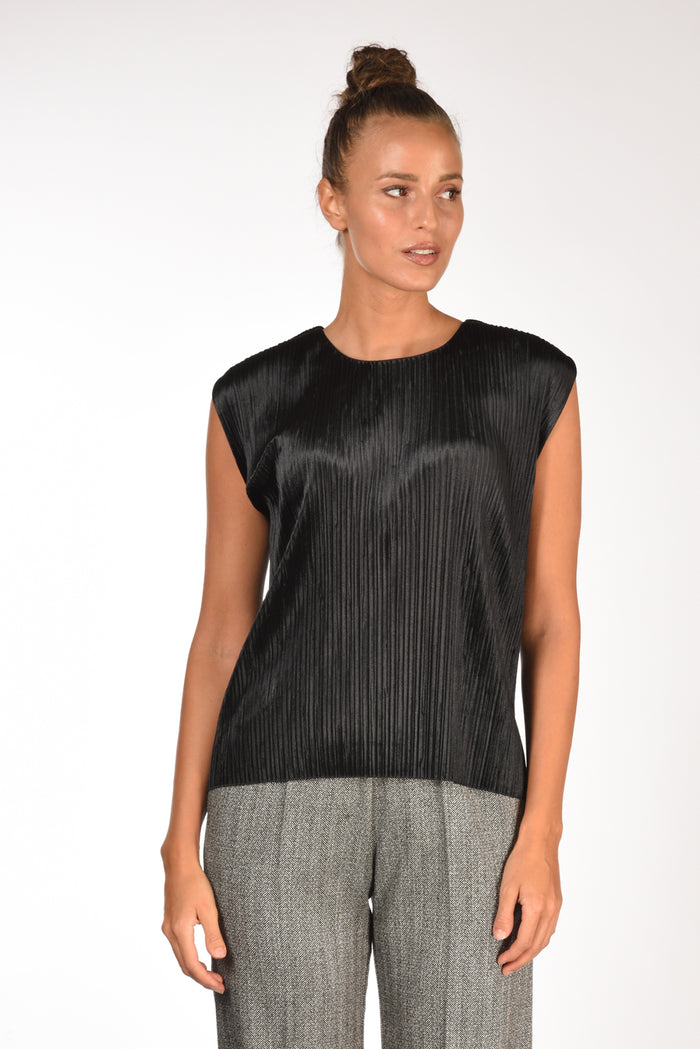 Forte Forte Top Velvet Nero Donna - 2