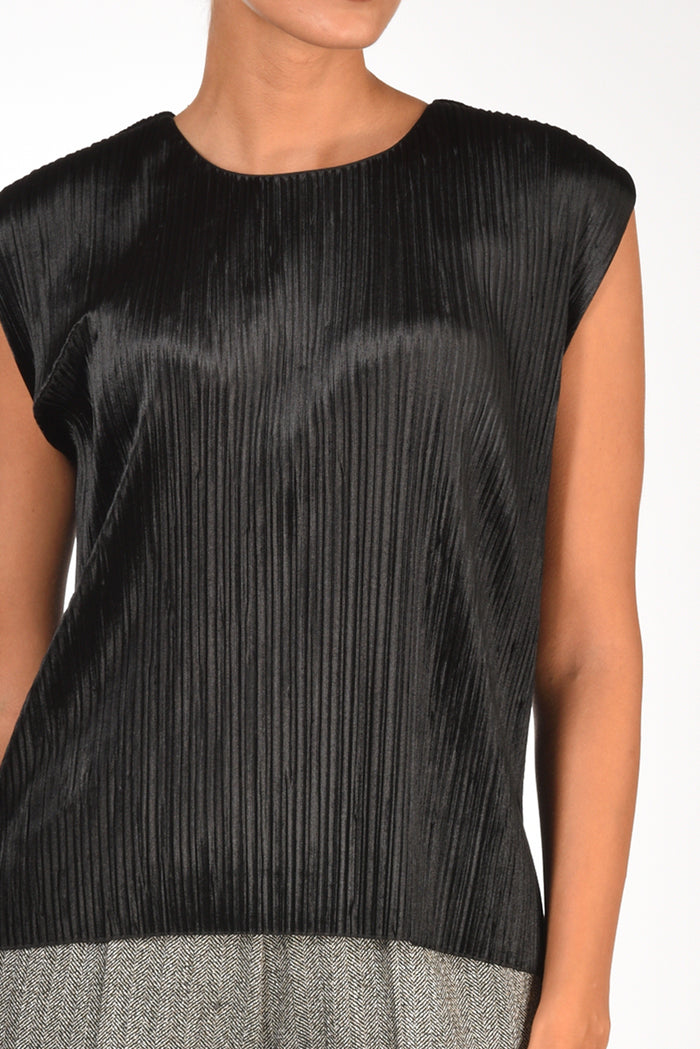 Forte Forte Top Velvet Nero Donna - 3